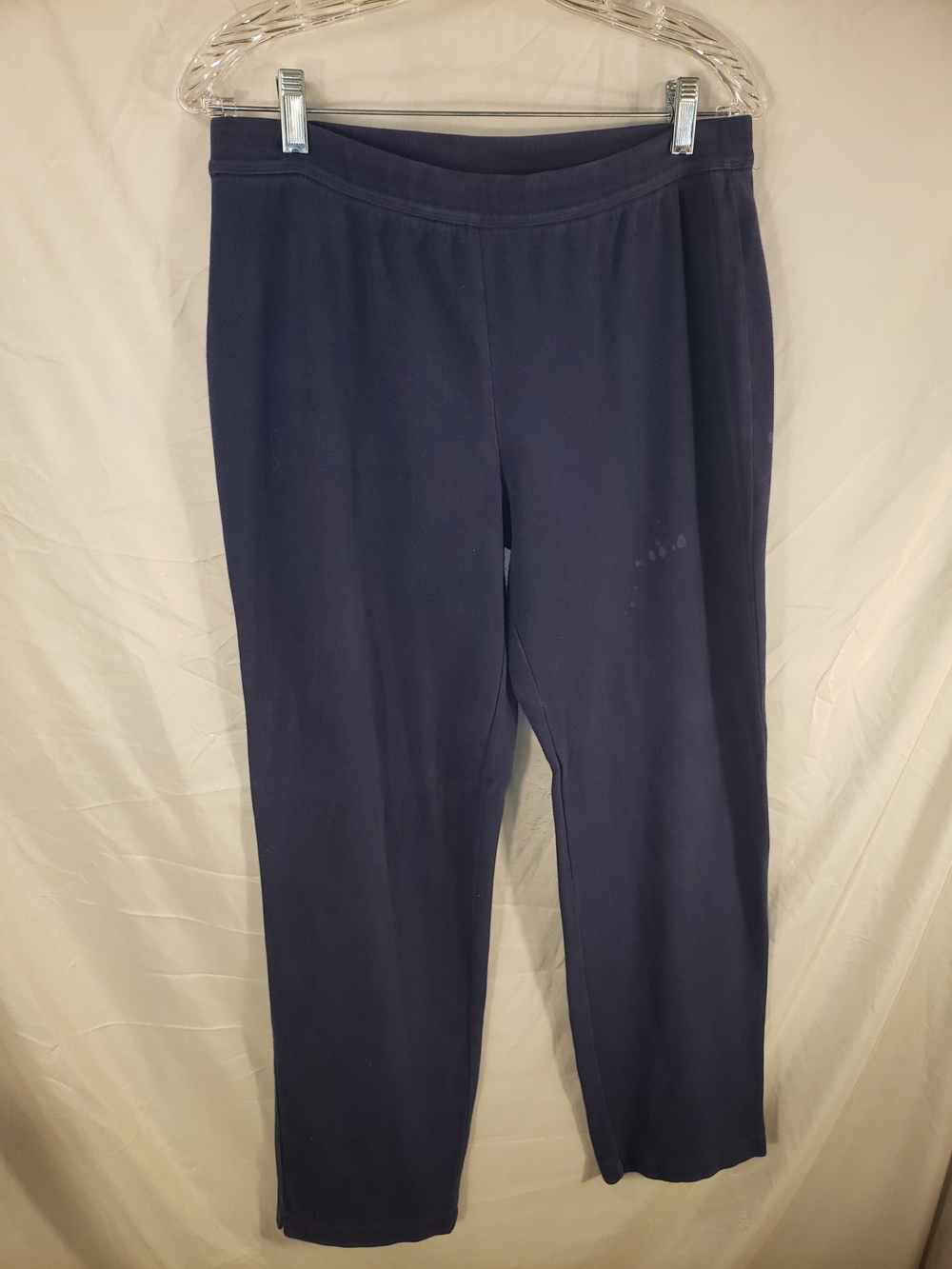 Preswick & Moore Women's Navy Straight-Leg Pull-On Sweats - M